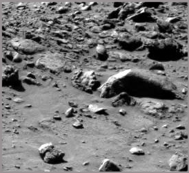 Mars yüzerindeki garip cismin yakın görüntüsü